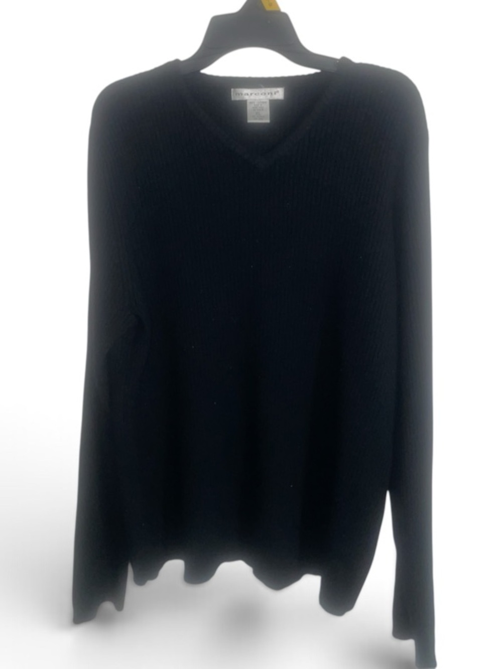 Marconi 100% cashmere  V- Neck long sleeve knit